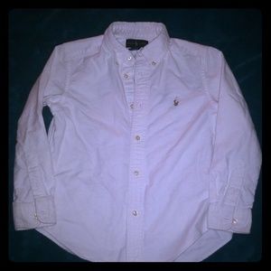 Boys Ralph Lauren button up dress shirt